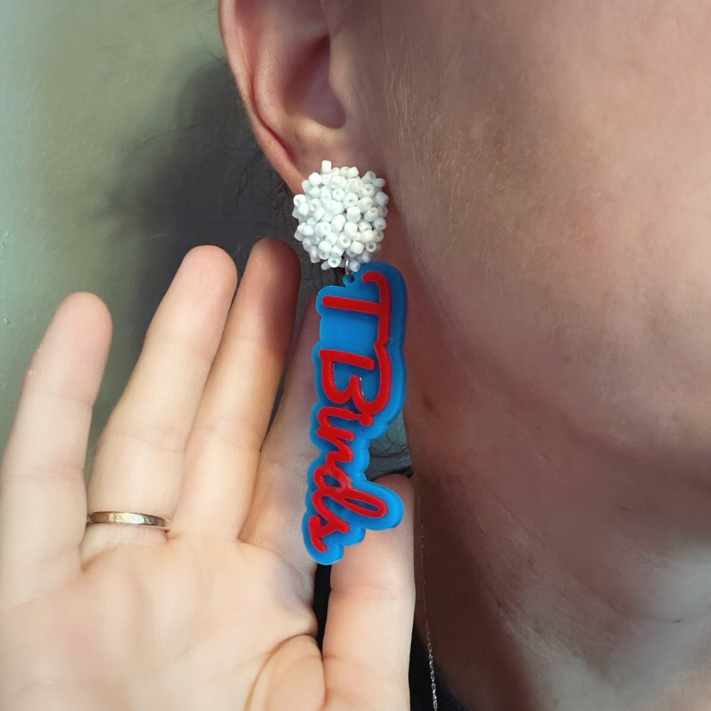 Thunderbird Pom Earrings (short & long versions)