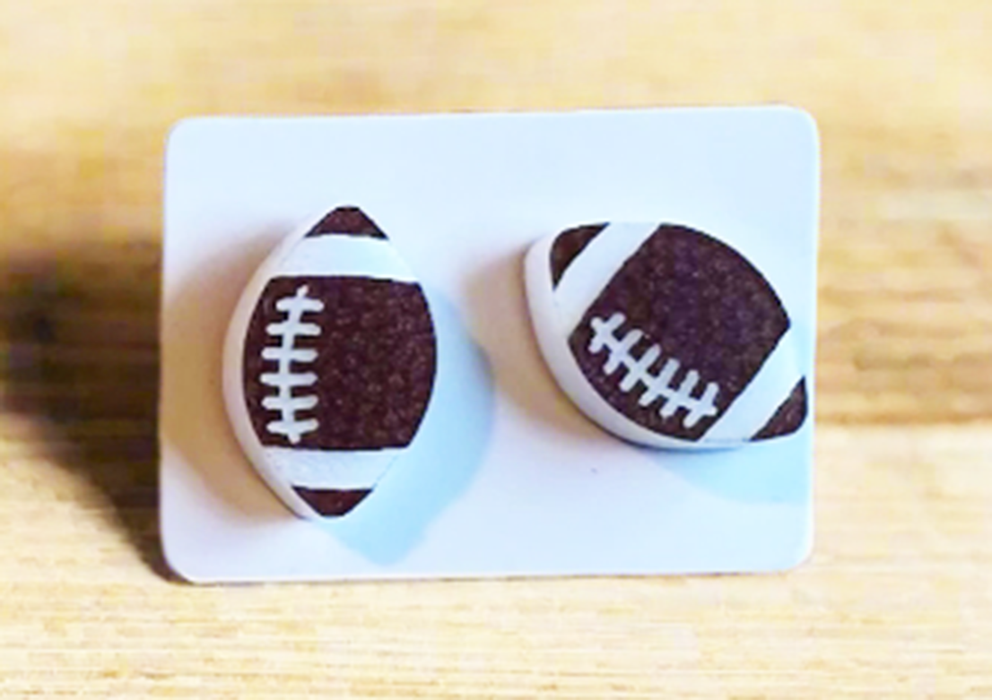 Football Earrings