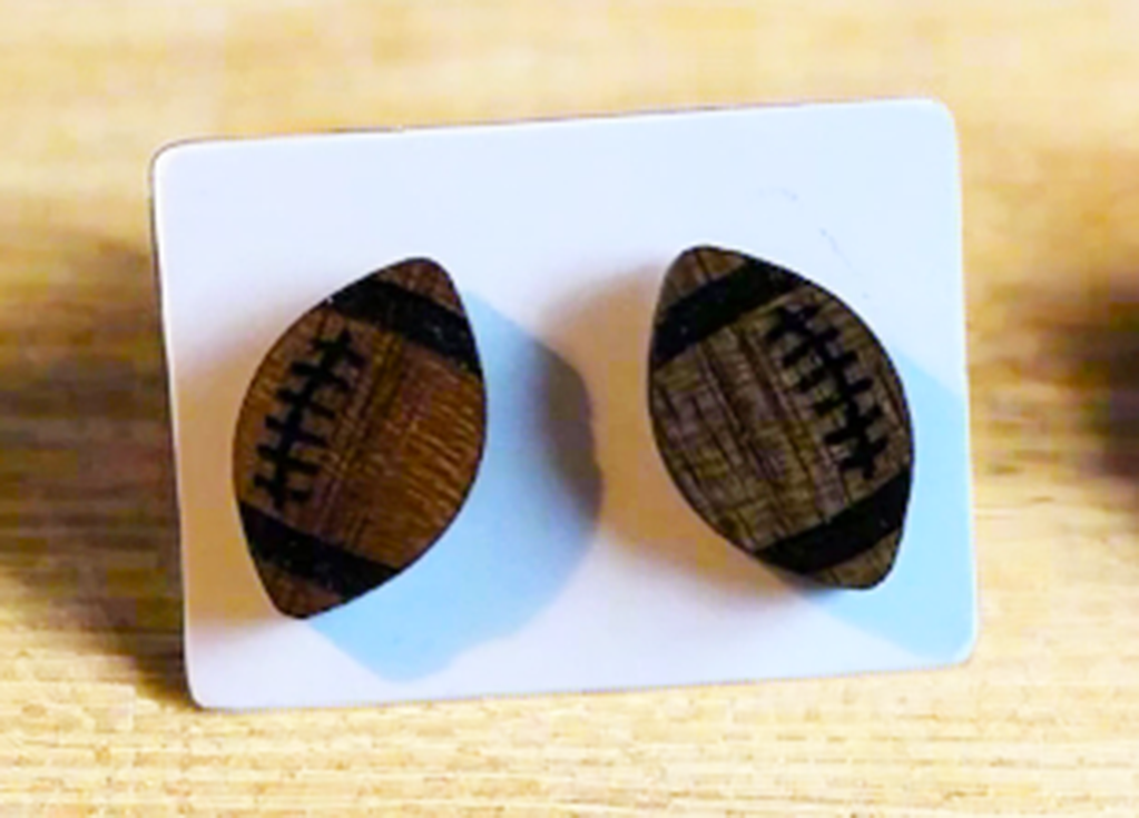 Football Earrings