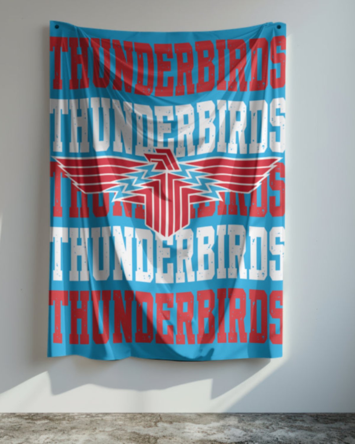 Shawnee Heights Logo Sherpa Blanket