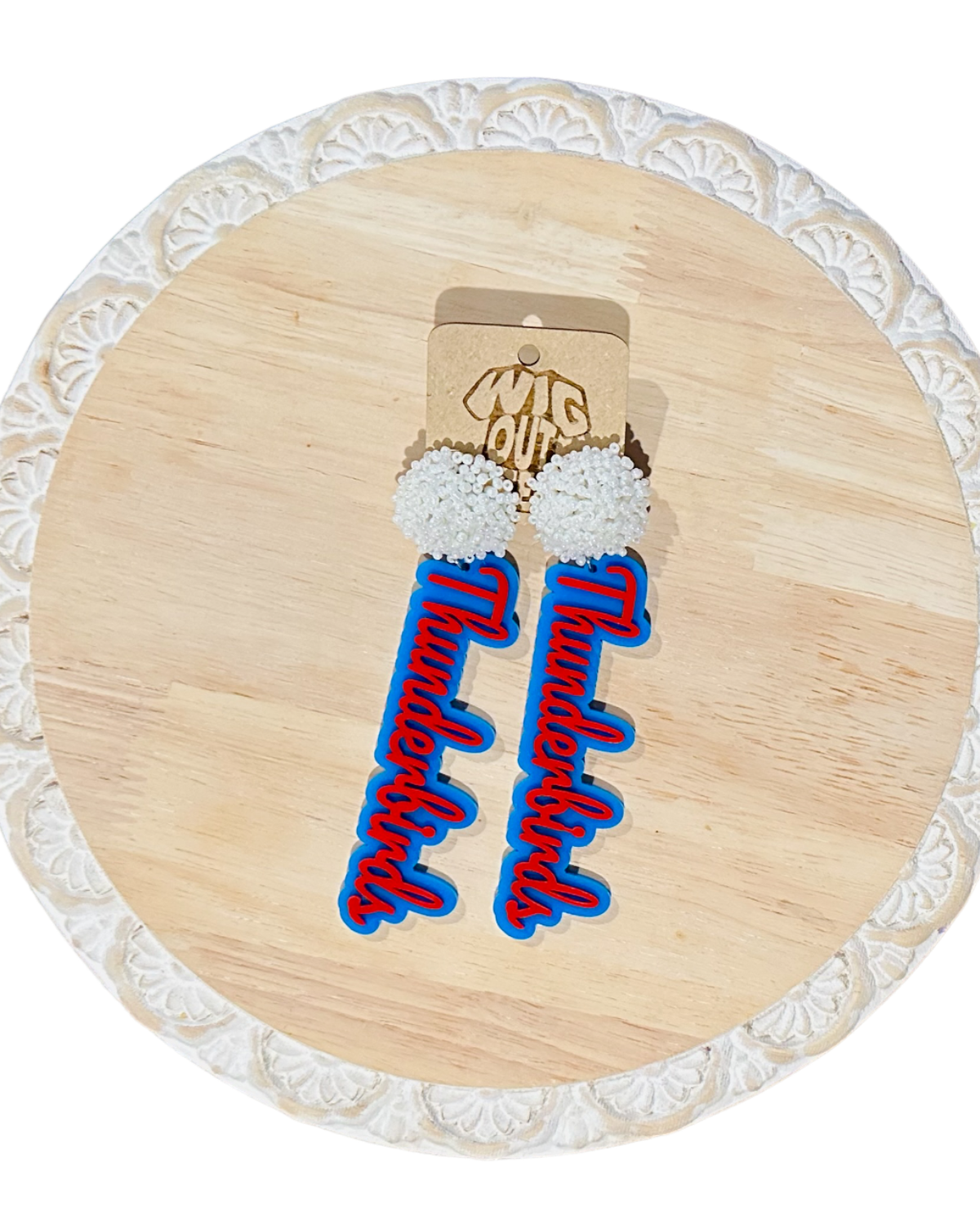 Thunderbird Pom Earrings (short & long versions)