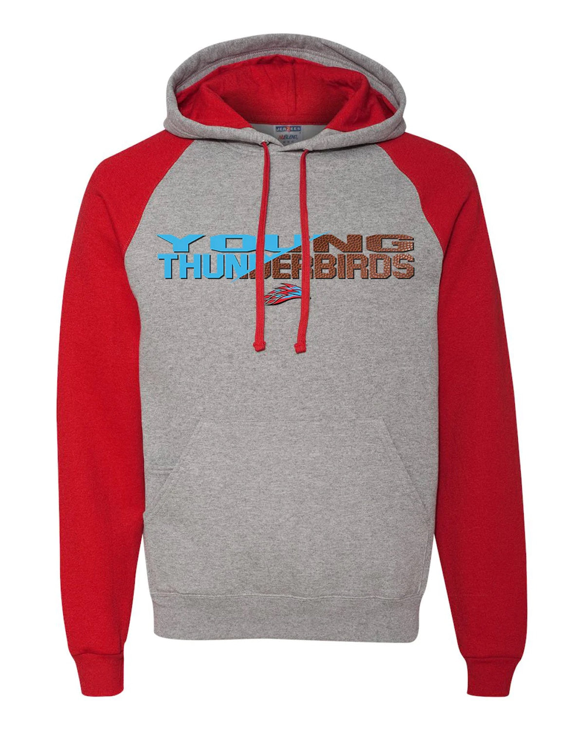 Unisex 8 oz. NuBlend® Colorblock Raglan Hoodie