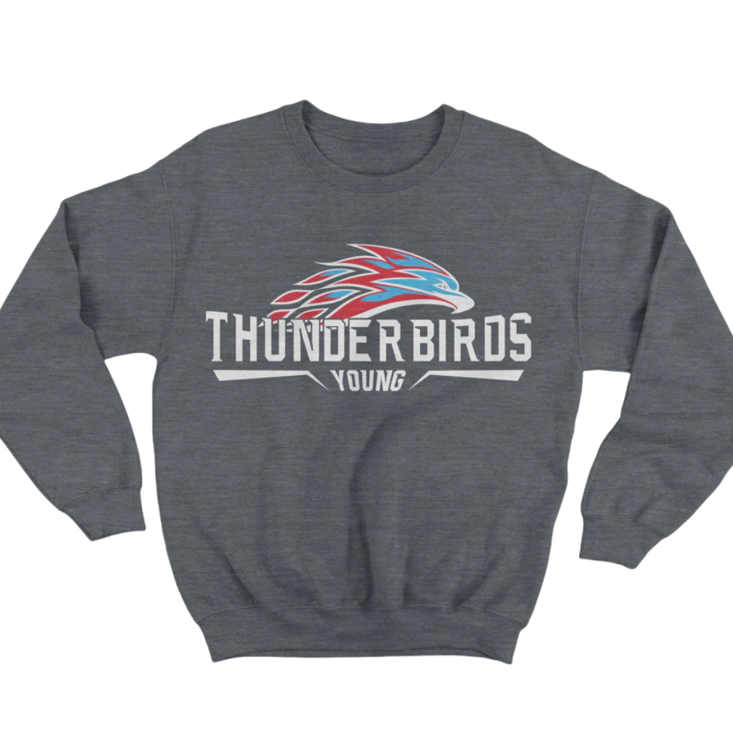 Youth Young Thunderbird Logo Sweatshirt