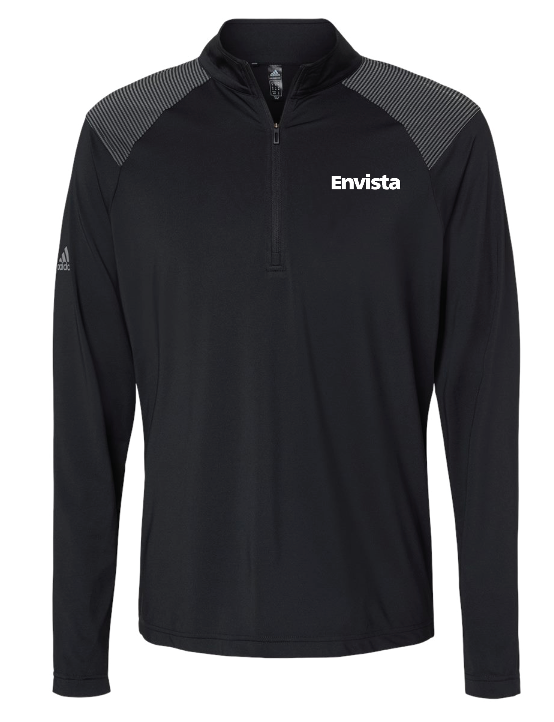 Envista KU Adidas Stripe Block Quarter-Zip Pullover