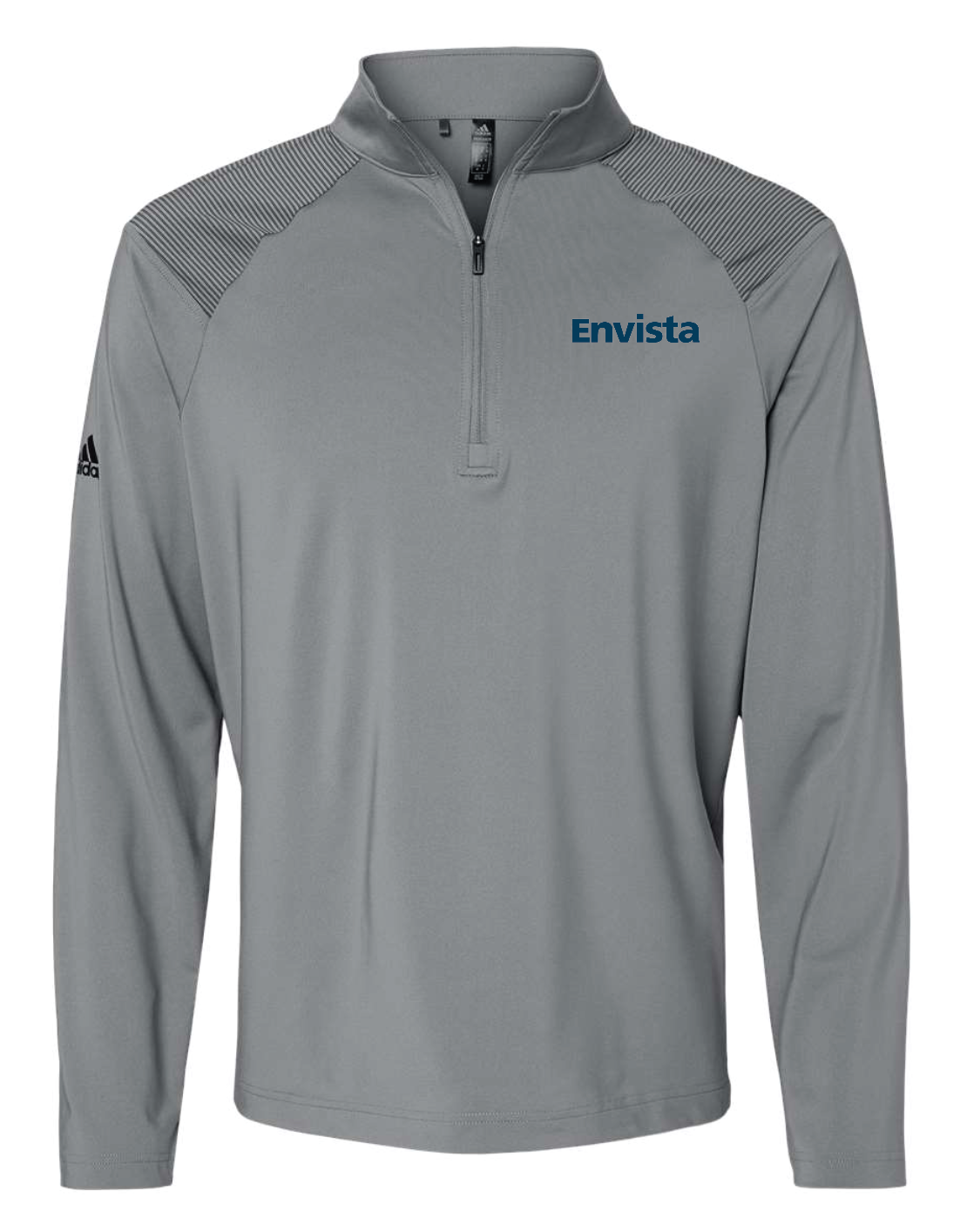 Envista KU Adidas Stripe Block Quarter-Zip Pullover