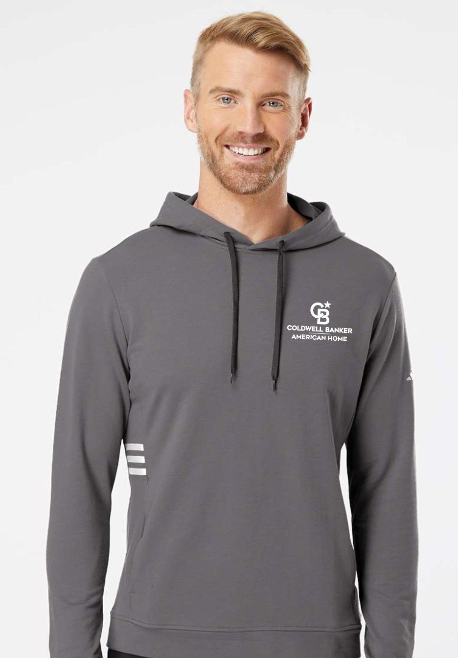 Coldwell Banker Adidas Lightweight Hooded Sweatshirt - Left Chest