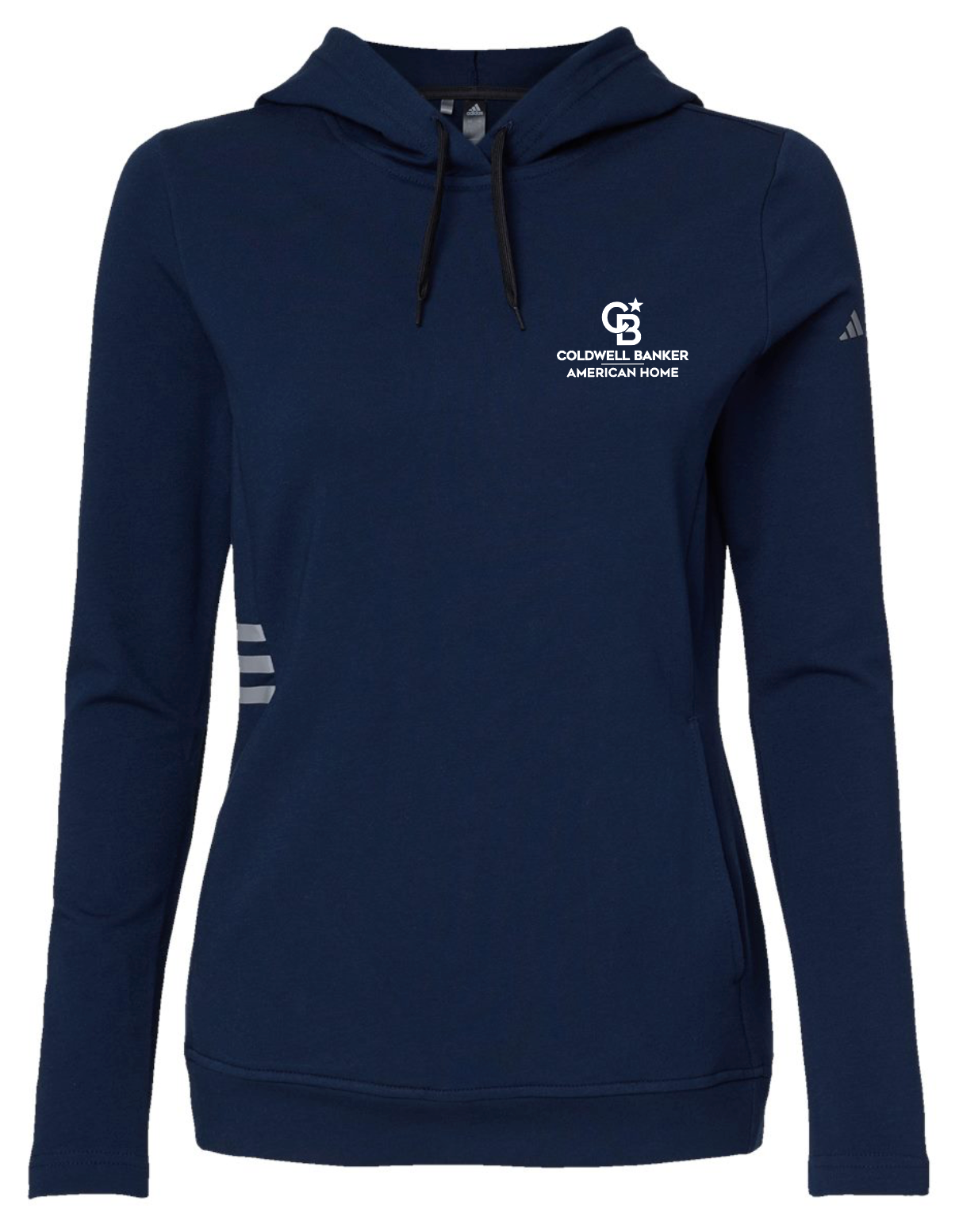 Coldwell Banker Adidas Womens Lightweight Hooded Sweatshirt - Left Chest