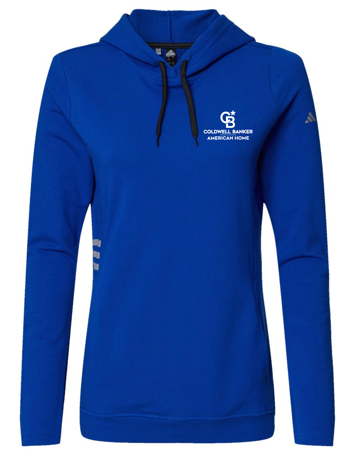 Coldwell Banker Adidas Womens Lightweight Hooded Sweatshirt - Left Chest