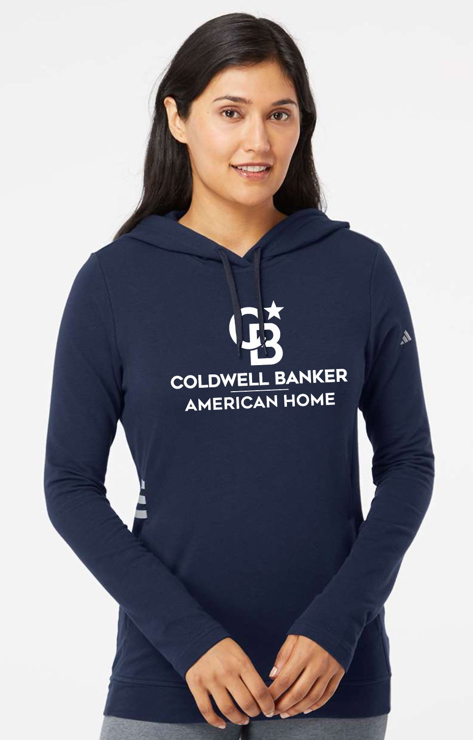 Coldwell Banker Adidas Womens Lightweight Hooded Sweatshirt