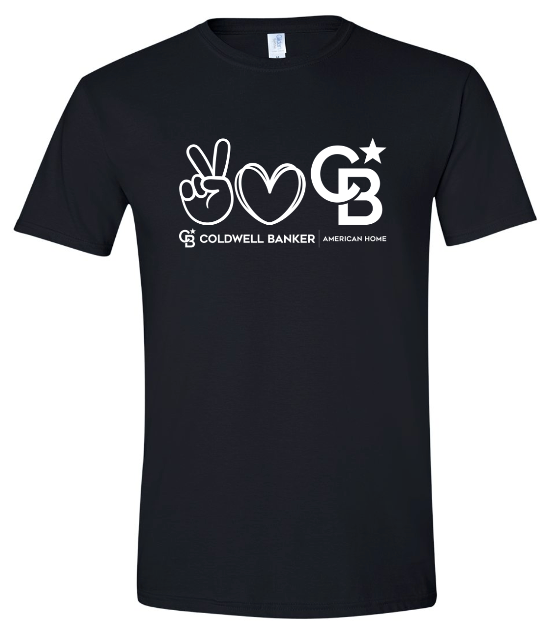 Peace Love Coldwell Banker Gildan Softstyle T-Shirt