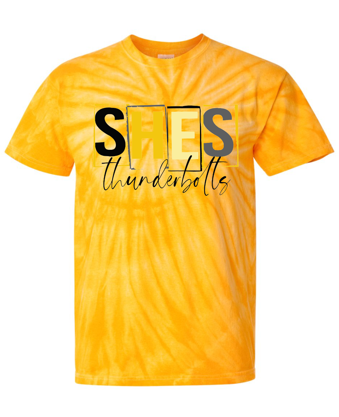 SHES Mascot Tie-Dyed T-Shirt