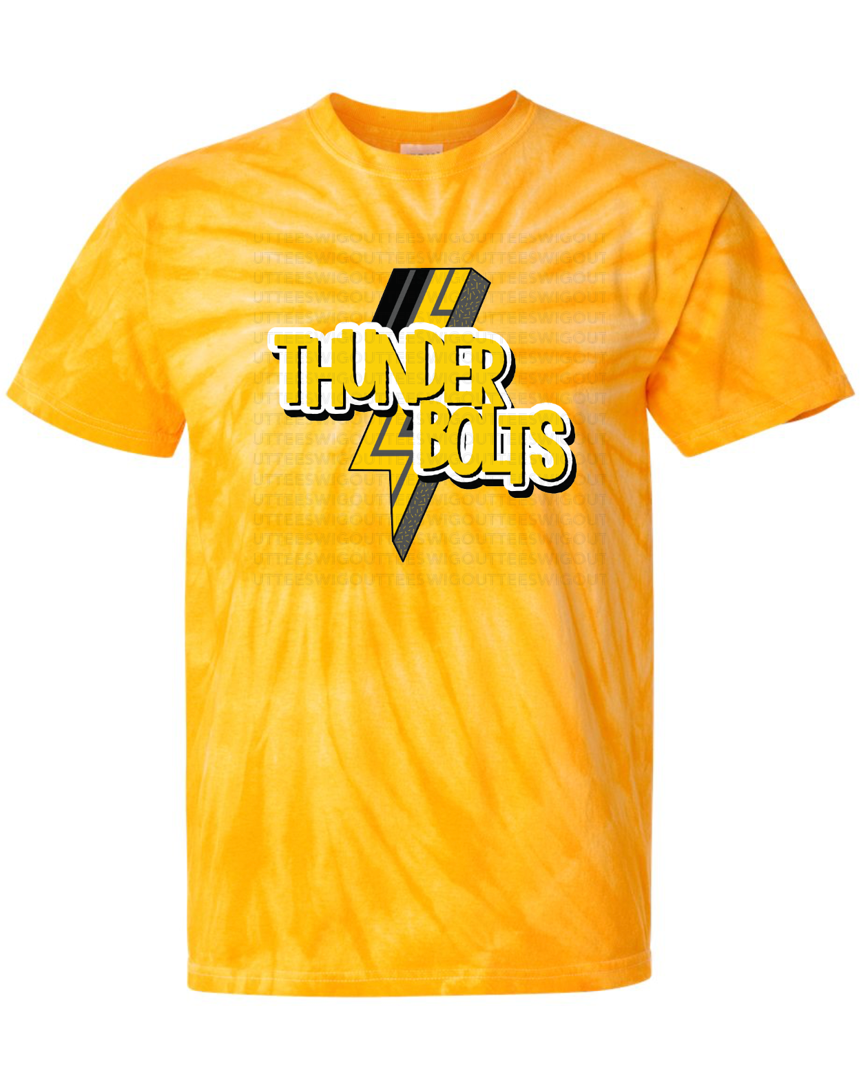 SHES Thunderbolts Tie-Dyed T-Shirt