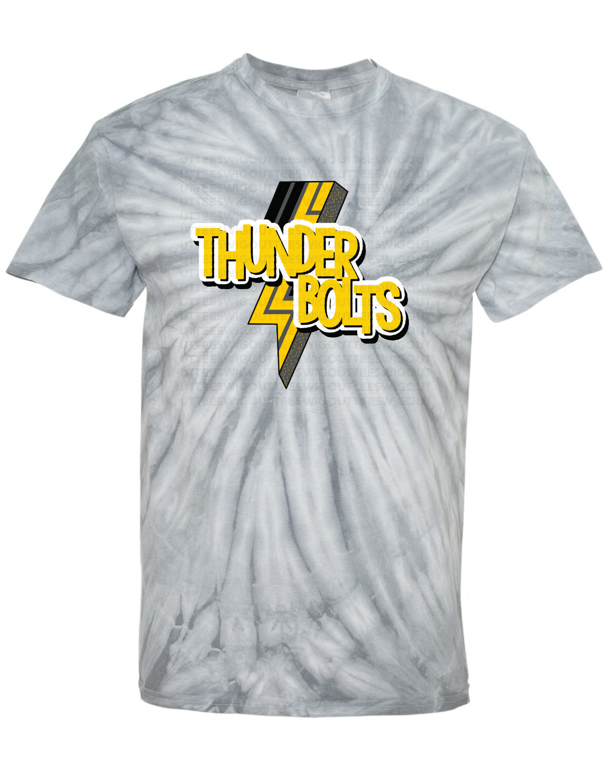 SHES Thunderbolts Tie-Dyed T-Shirt