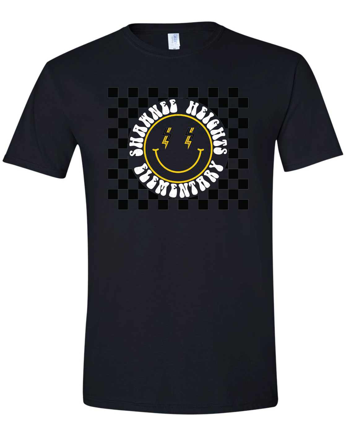 SHES Happy Face Gildan Softstyle T-Shirt