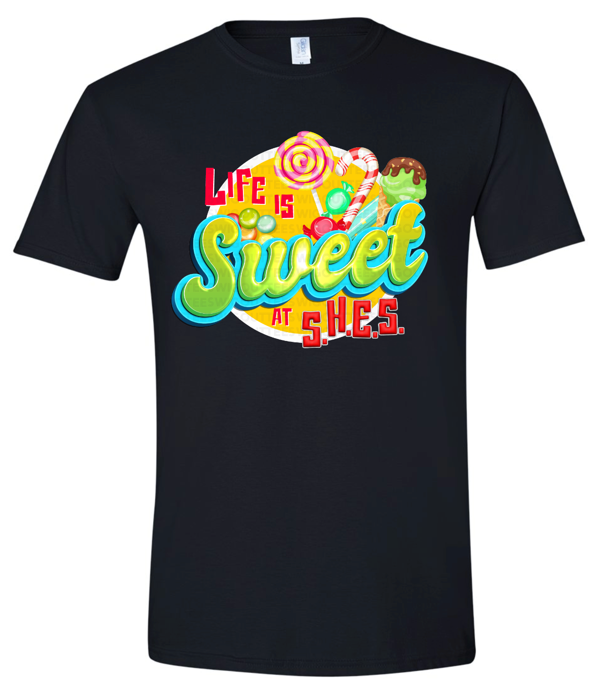 Life Is Sweet at SHES Gildan Softstyle T-Shirt