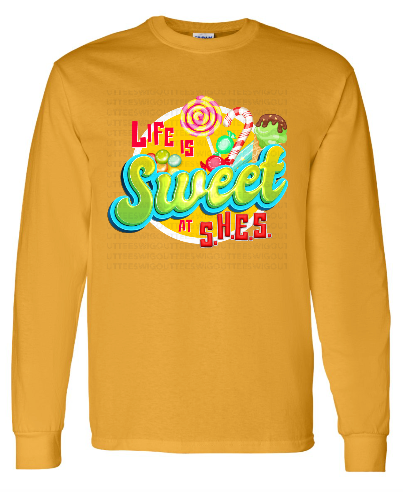 Life is Sweet at SHES Long Sleeve T-Shirt