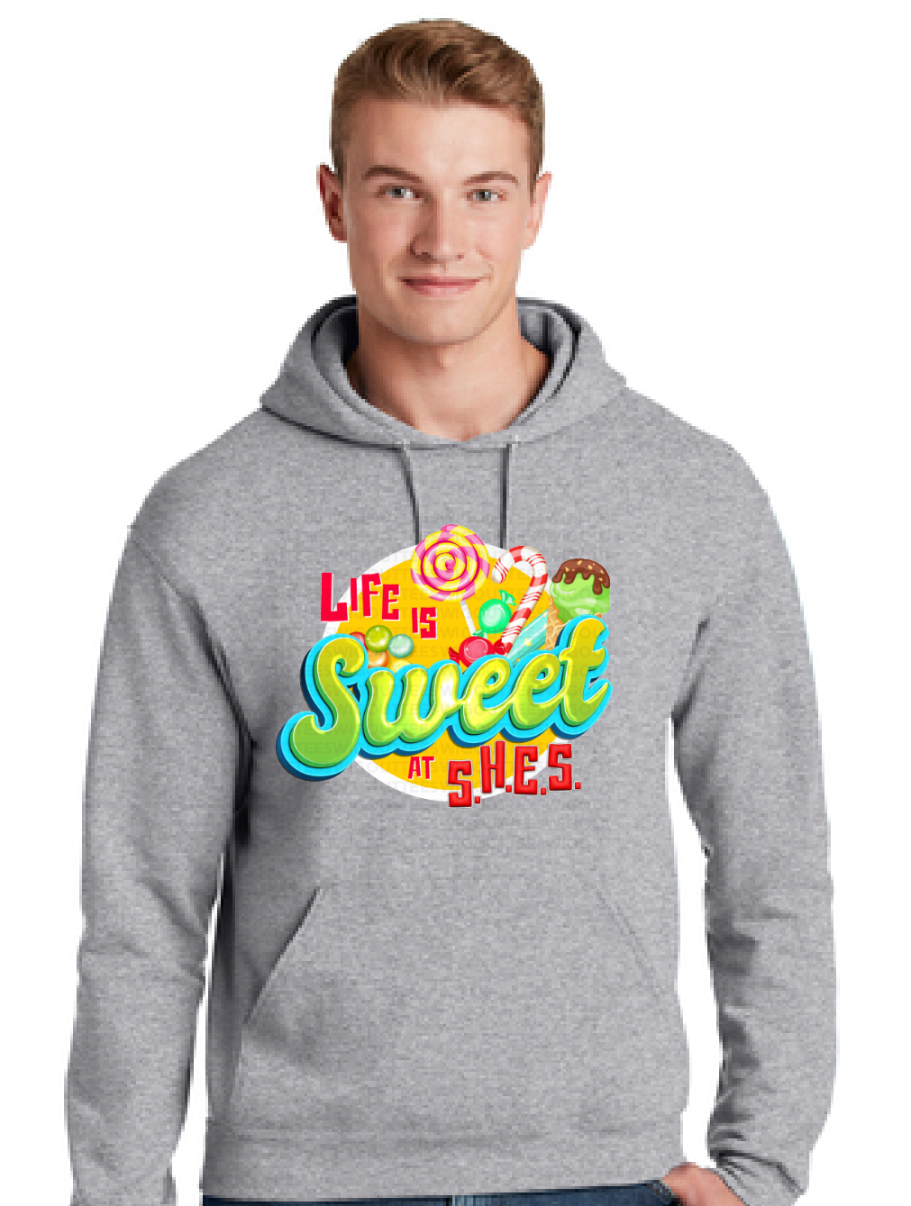 Life is Sweet at SHES Hooded Sweatshirt