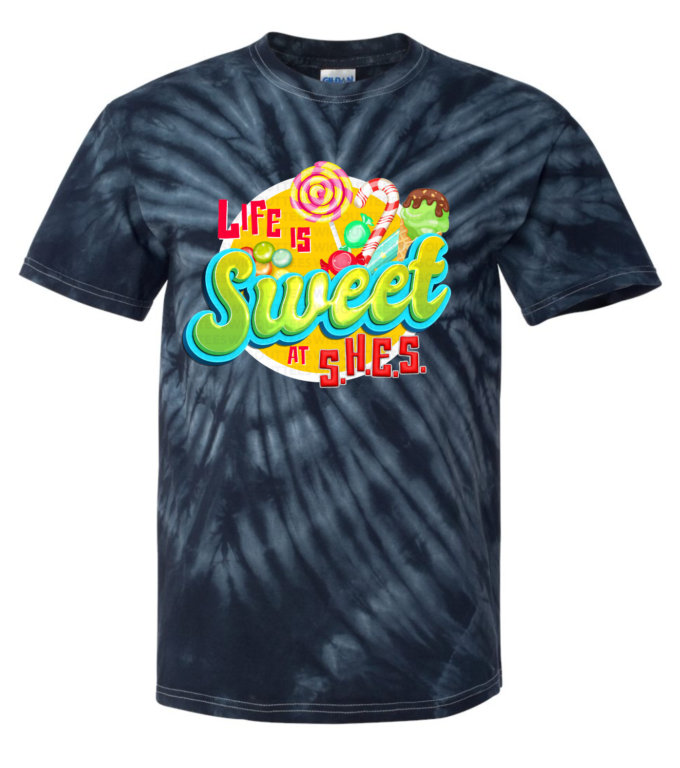 Life is Sweet at SHES Tie-Dyed T-Shirt