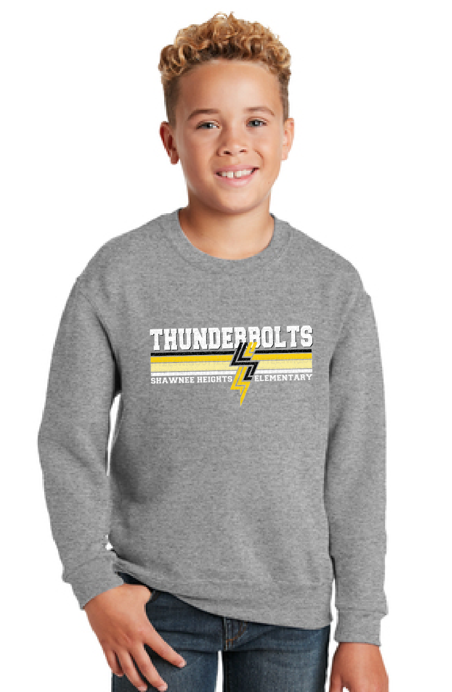 SHES Stripes Crew Sweatshirt
