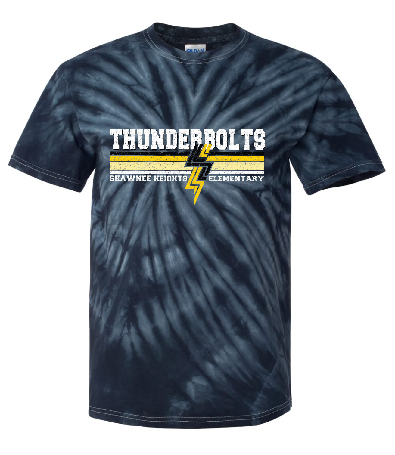 SHES Stripes Tie-Dyed T-Shirt