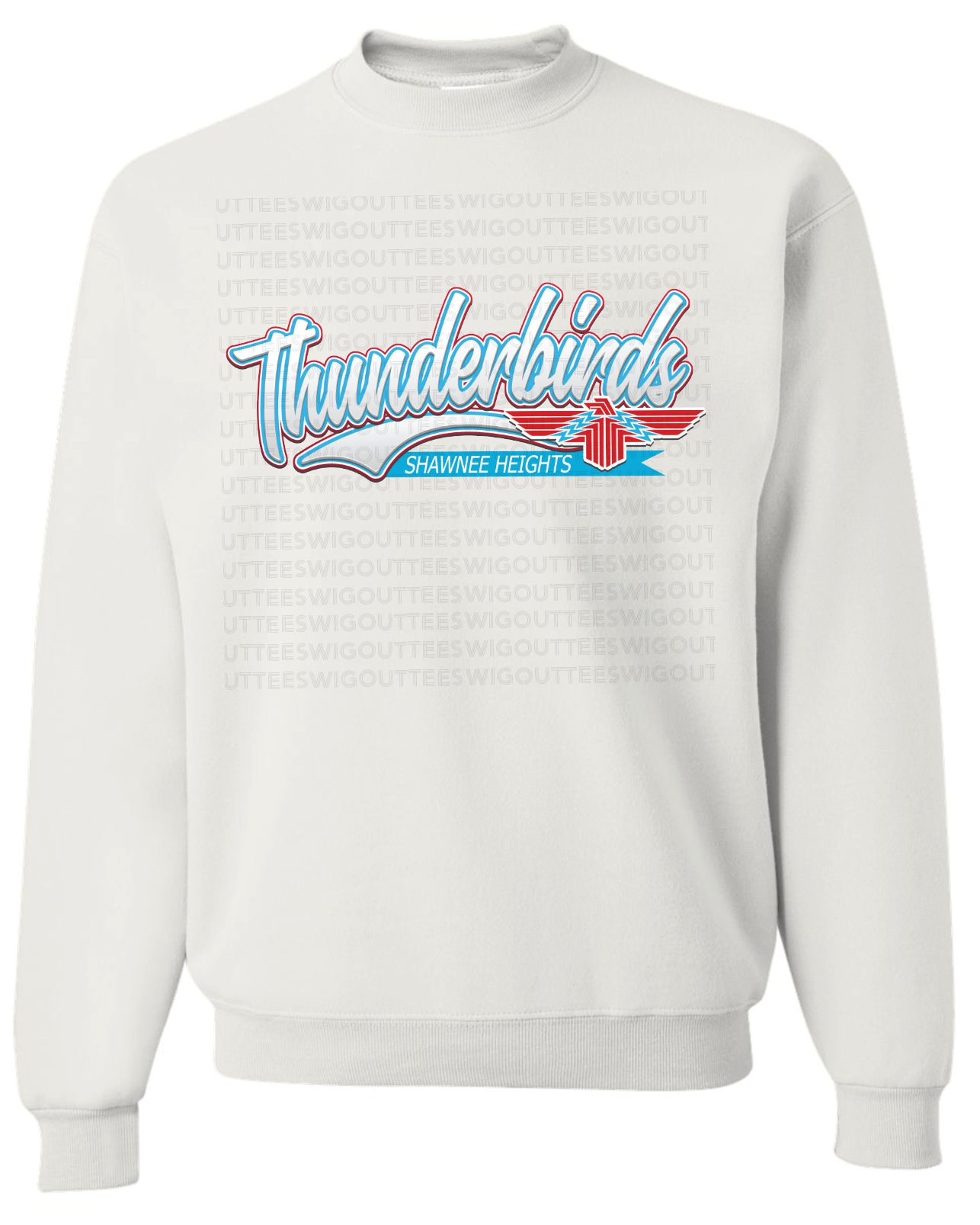Thunderbirds at SHES Crew Sweatshirt