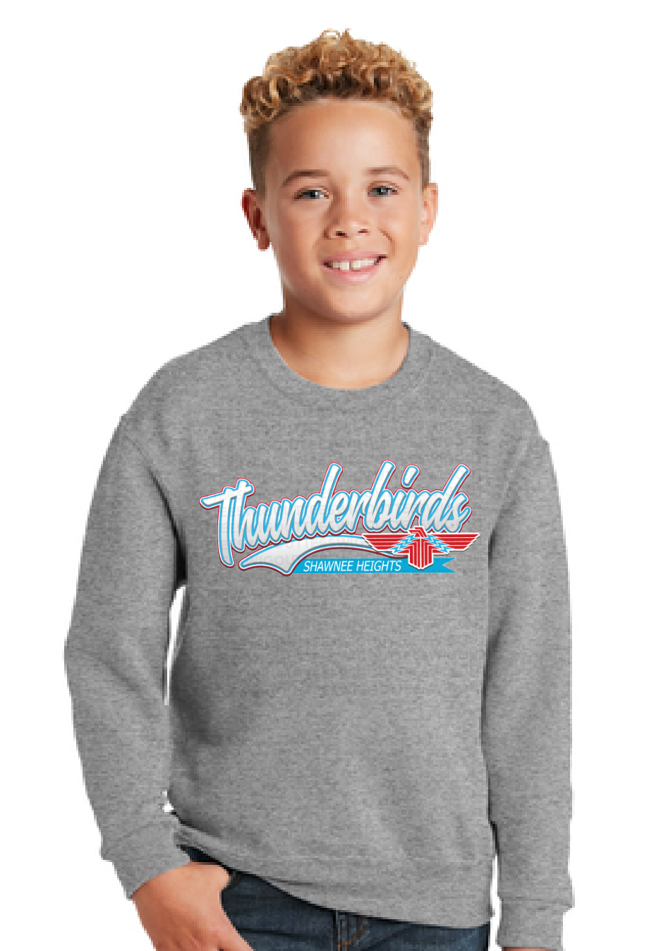 Thunderbirds at SHES Crew Sweatshirt