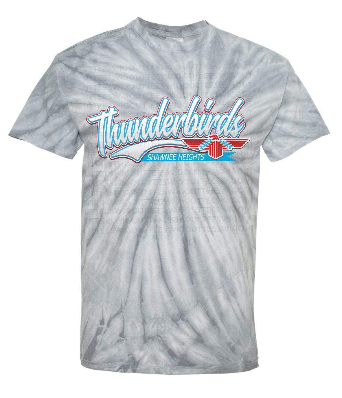 Thunderbirds at SHES Tie-Dyed T-Shirt