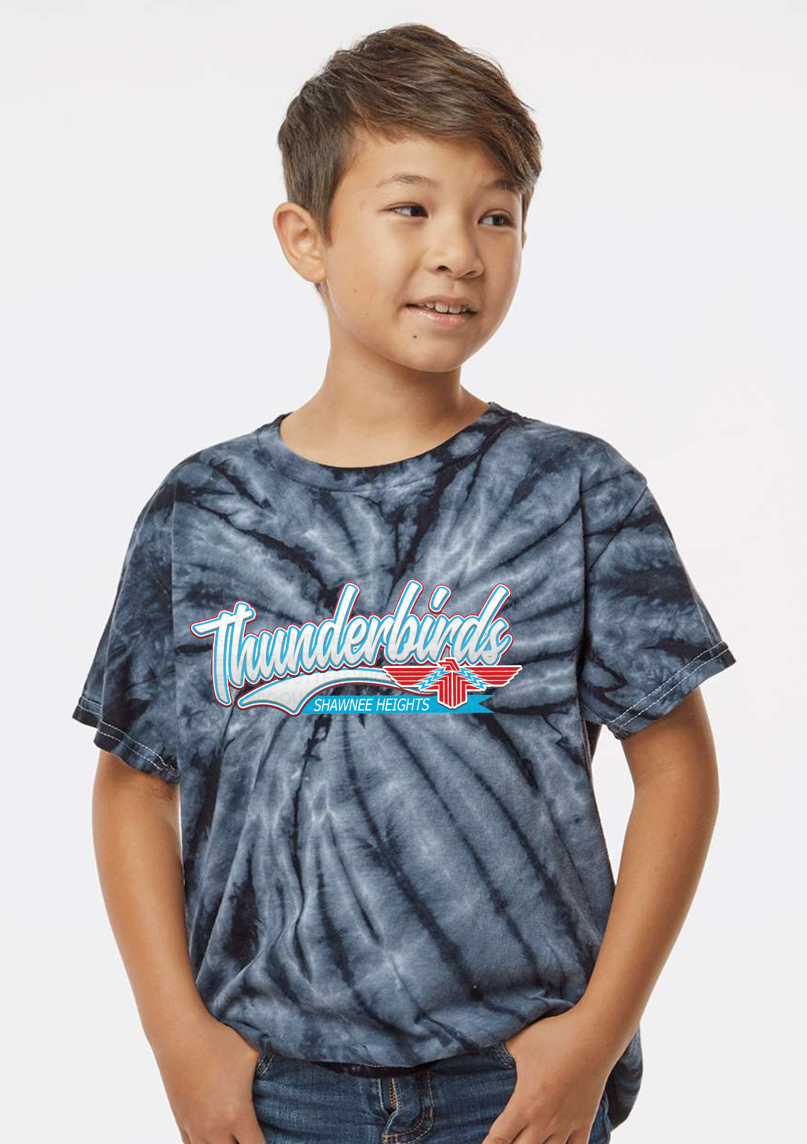 Thunderbirds at SHES Tie-Dyed T-Shirt
