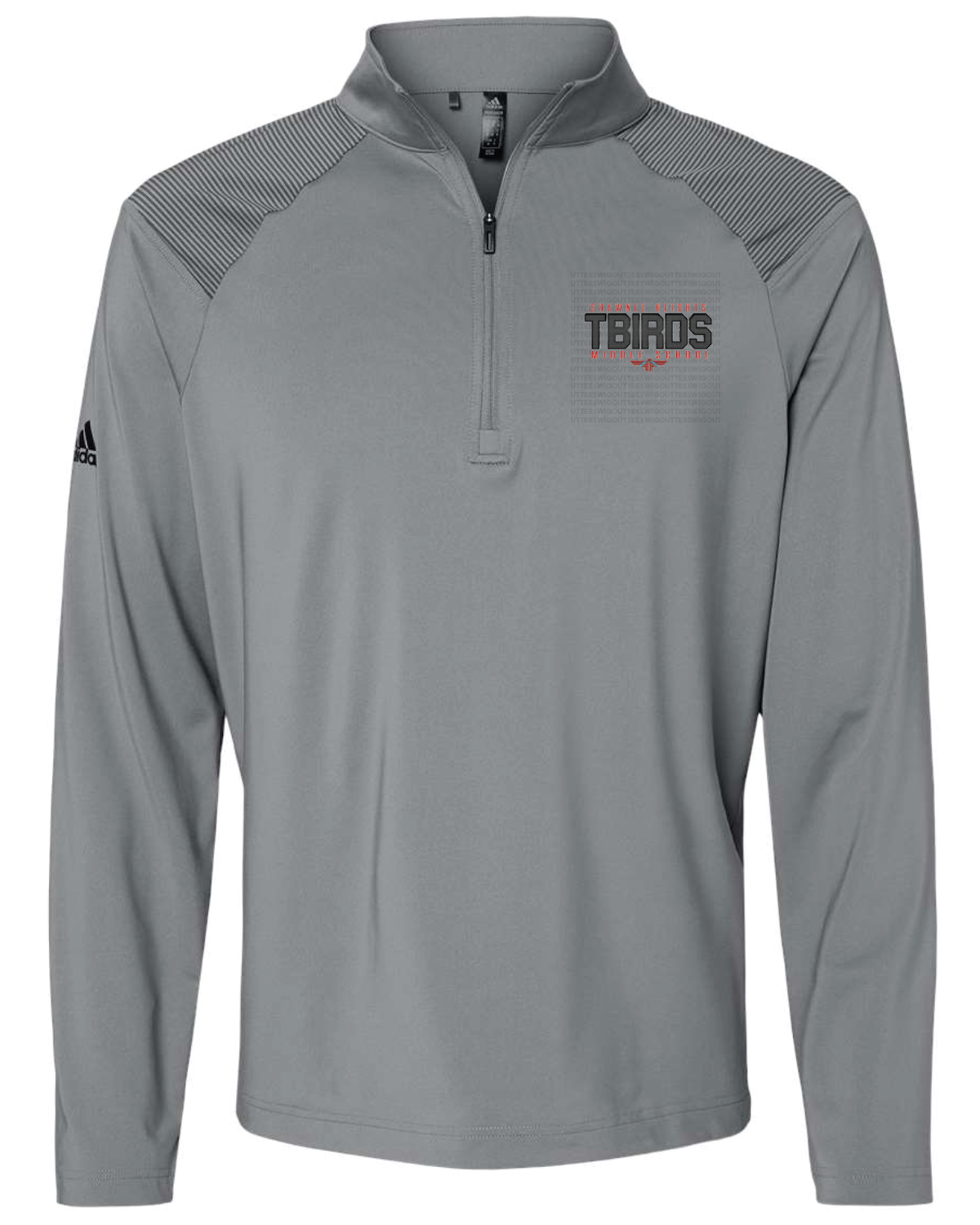SHMS 2023 Adidas Stripe Quarter-Zip Pullover