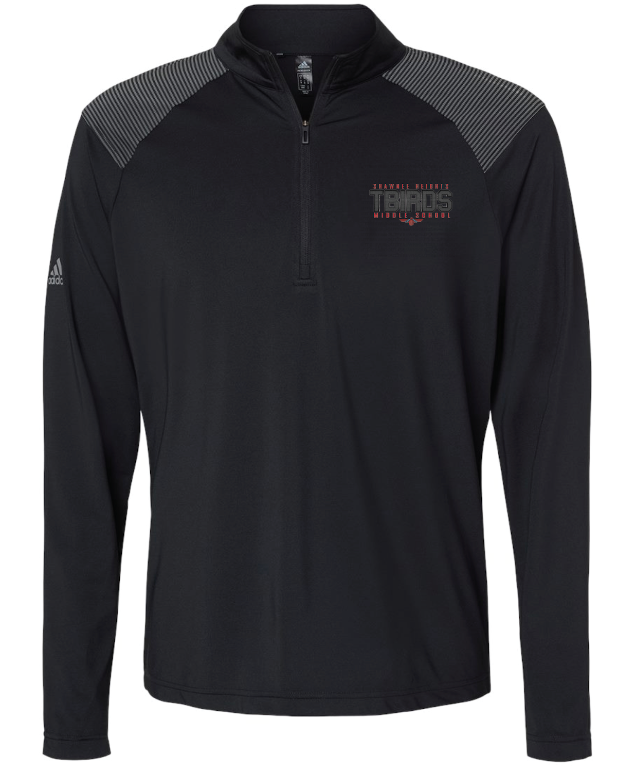 SHMS 2023 Adidas Stripe Quarter-Zip Pullover