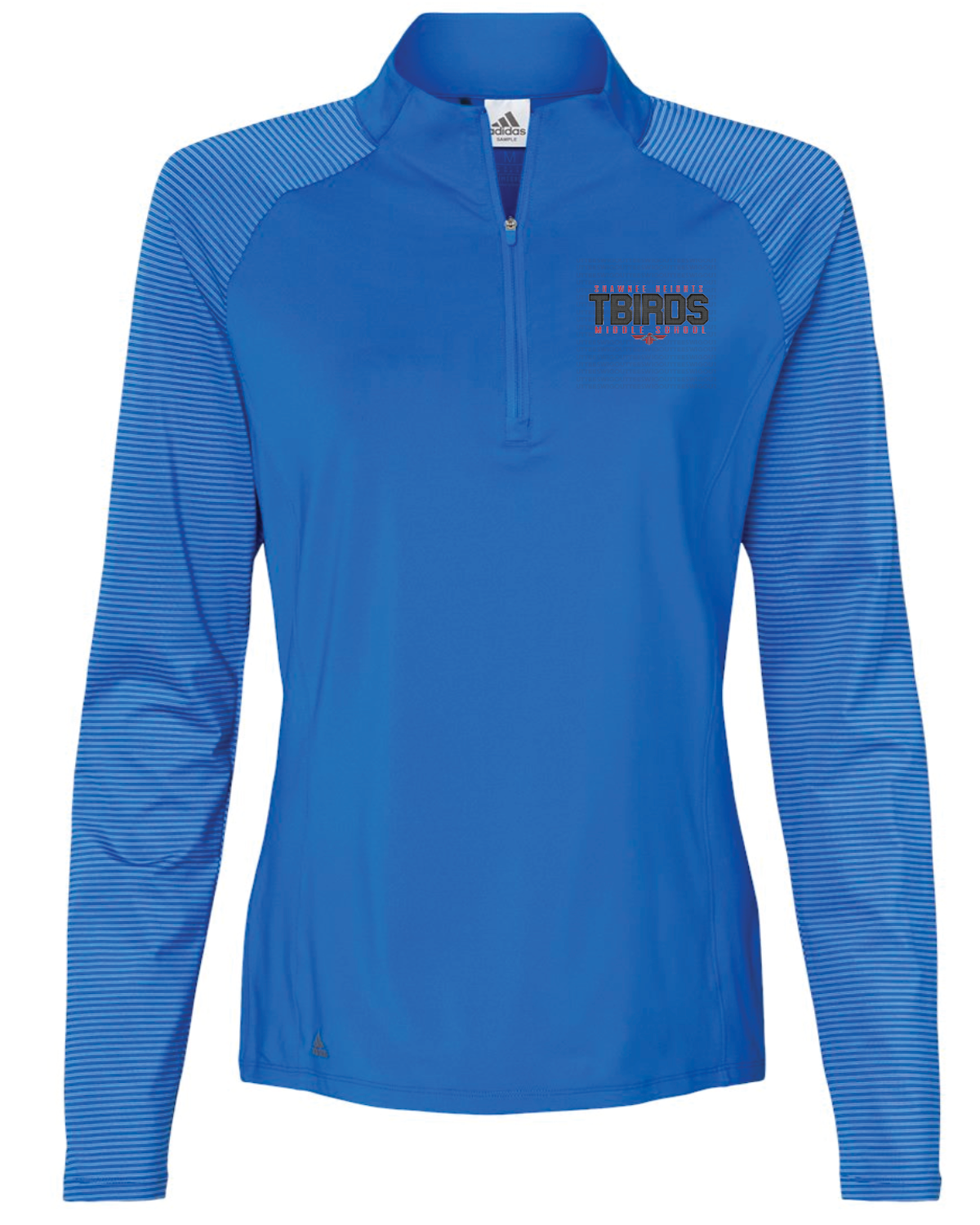 SHMS 2023 Adidas Women's Stripe Block Quarter-Zip Pullover