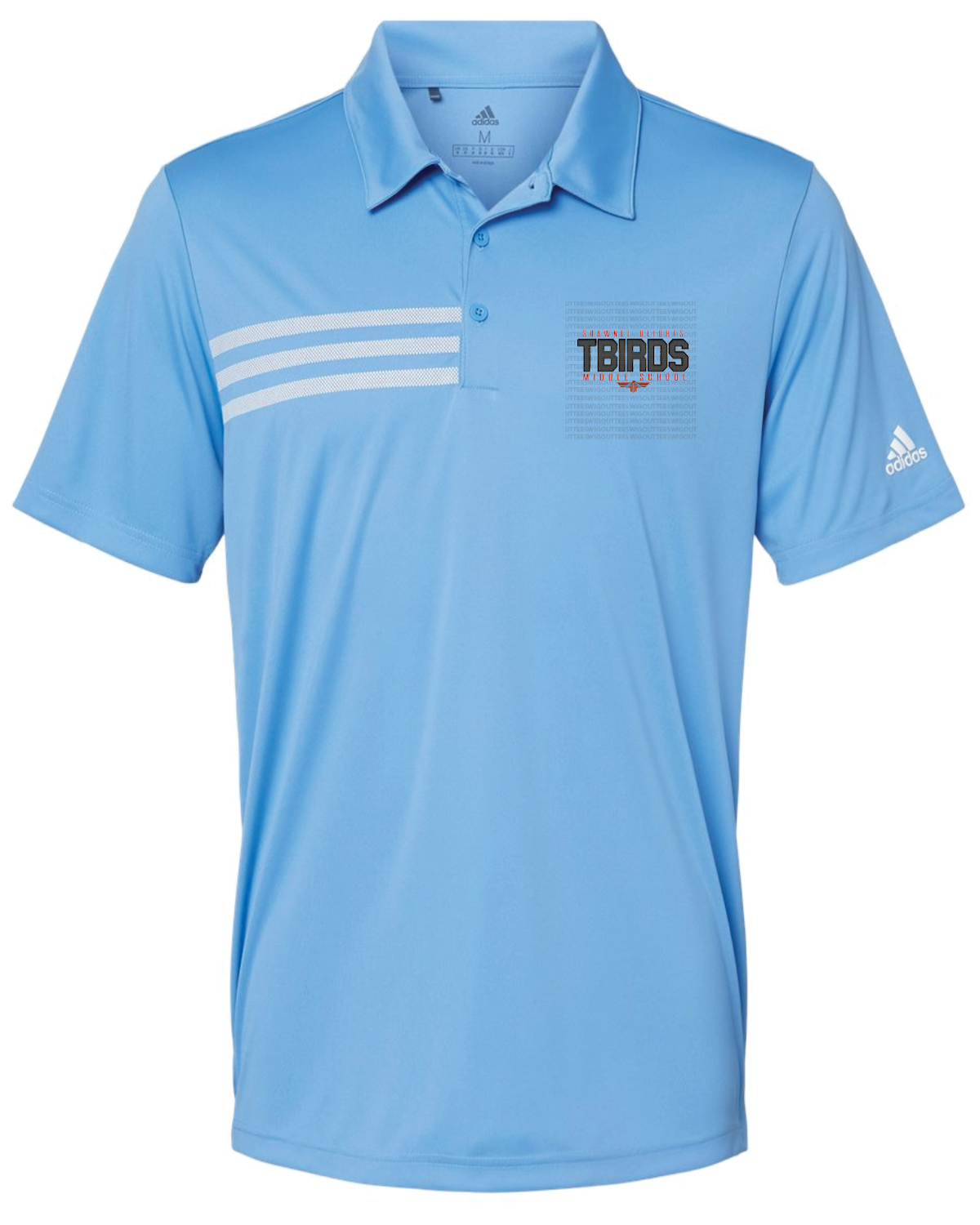 SHMS 2023 Stripes Adidas Polo