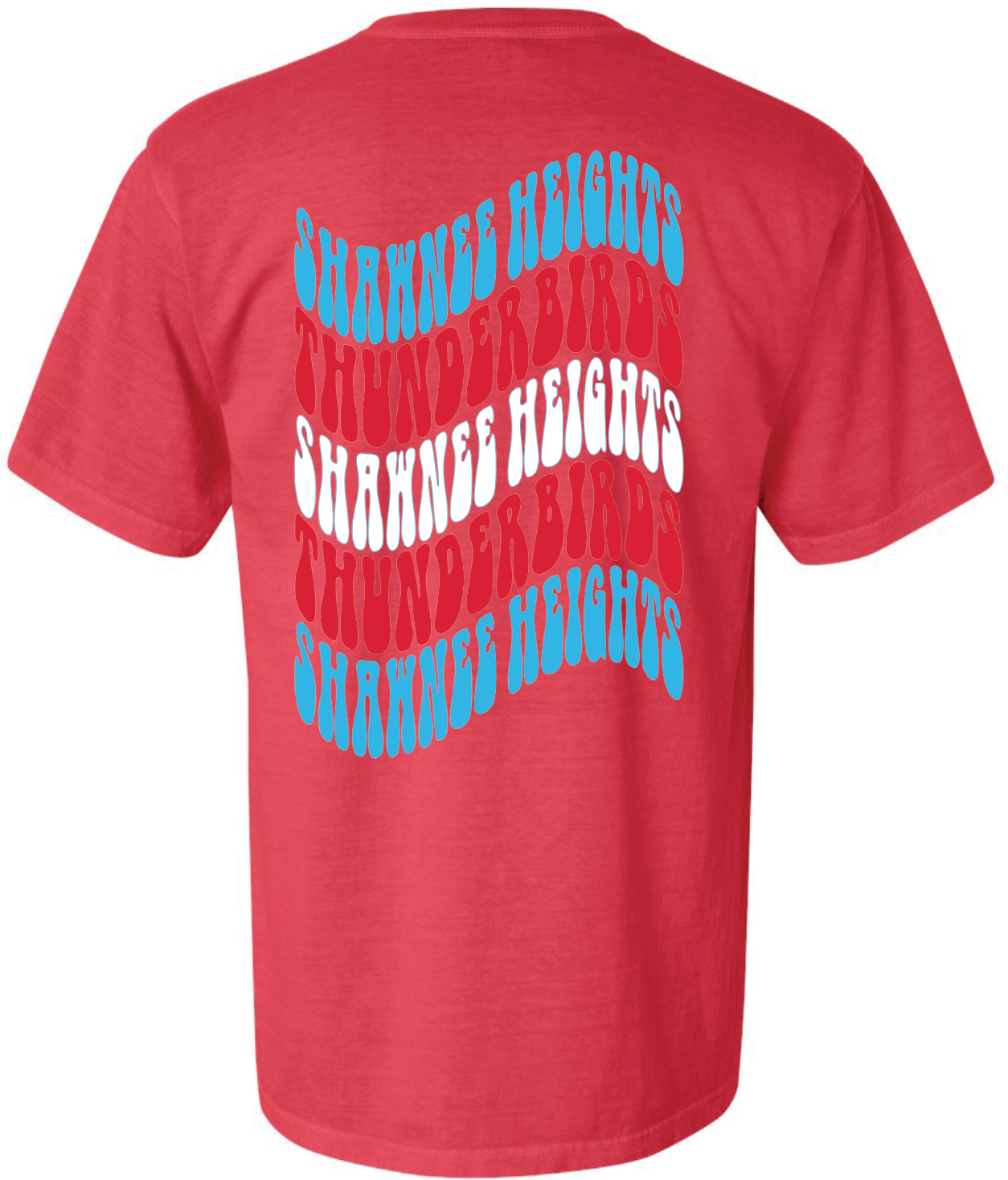 Retro and Wavy Comfort Colors Tshirt