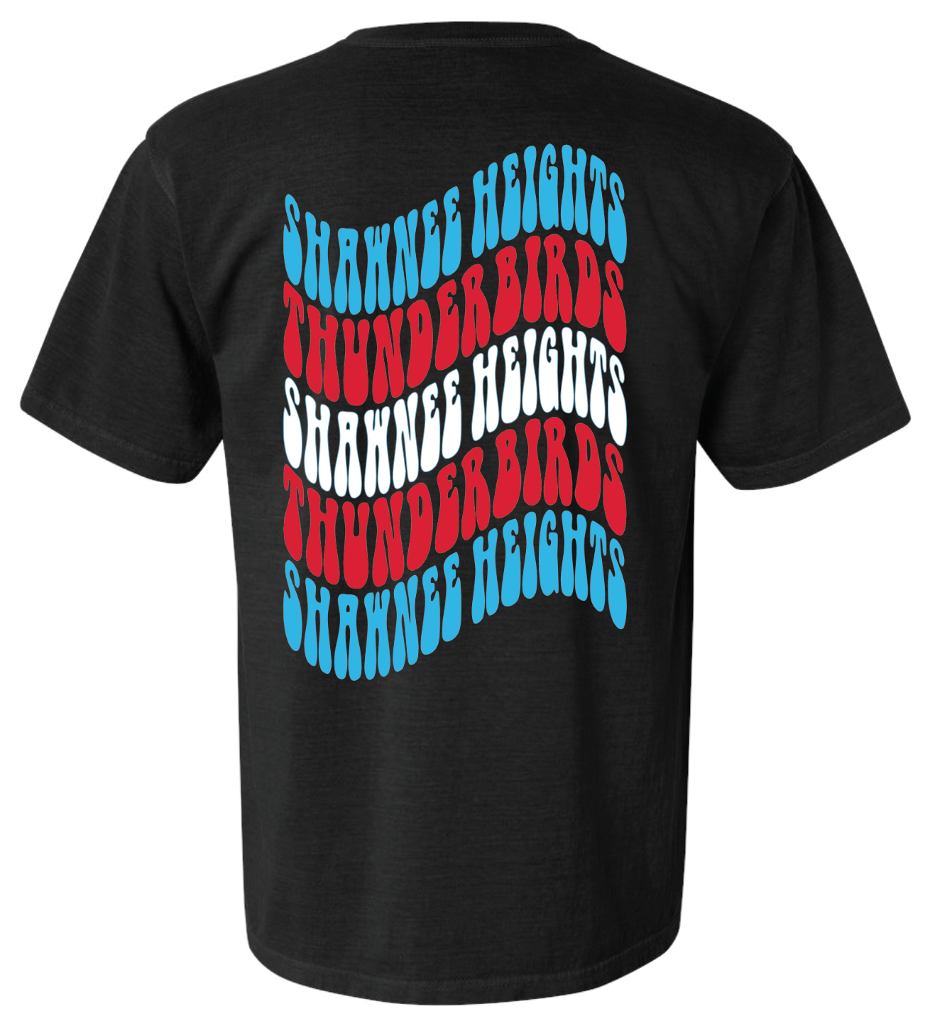 Retro and Wavy Comfort Colors Tshirt