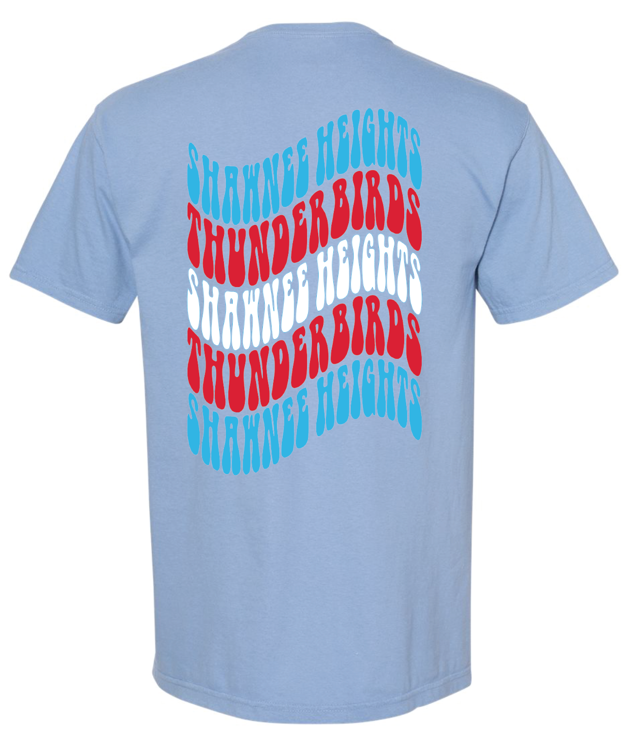 Retro and Wavy Comfort Colors Tshirt