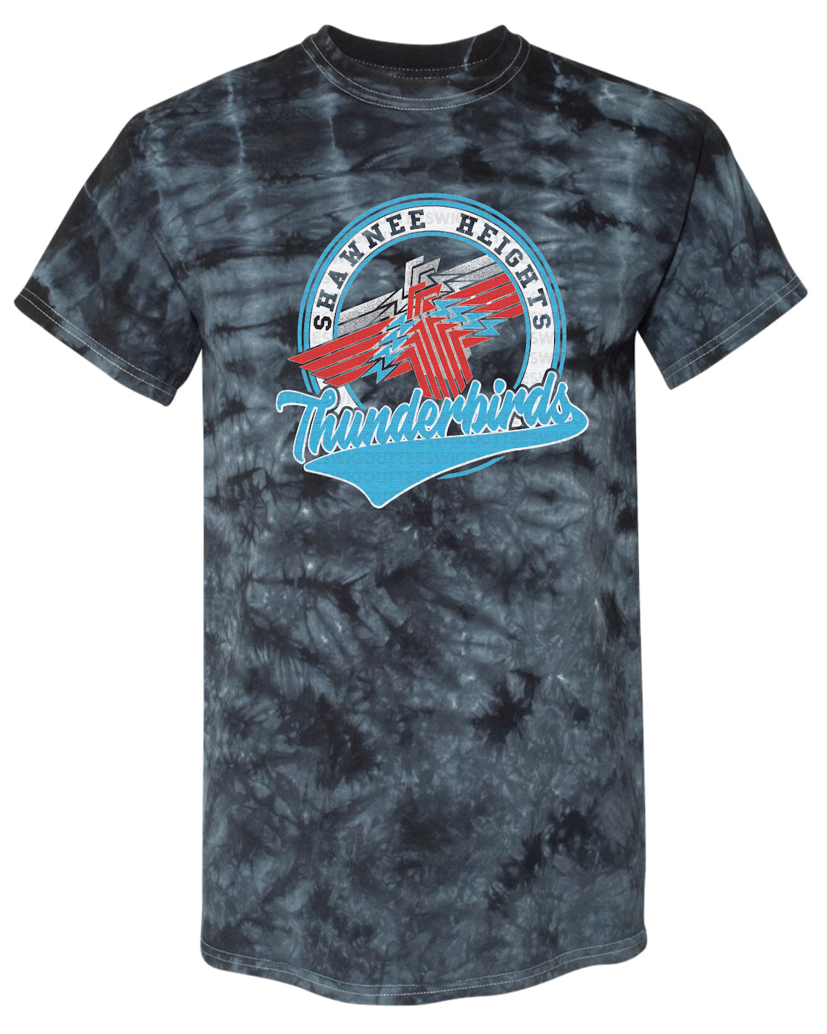 Shawnee Heights Crystal Tie Dye T-shirt