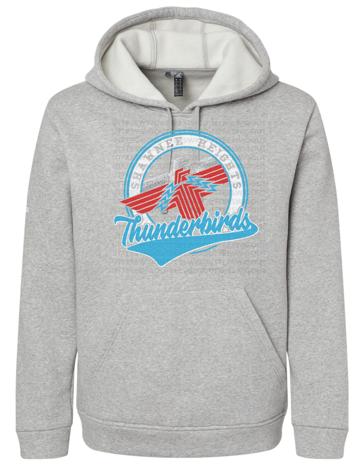 Shawnee Heights Adidas Fleece Hooded Sweatshirt