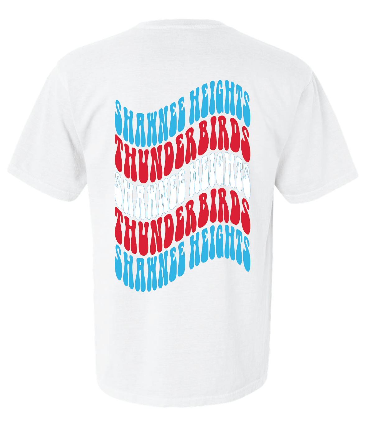 Retro and Wavy Comfort Colors Tshirt