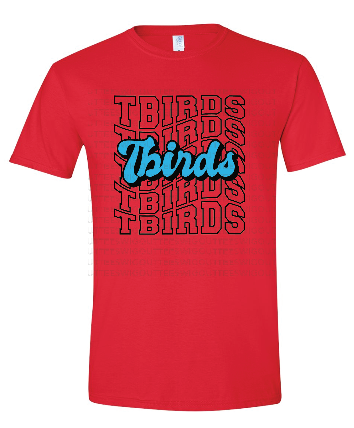 Wave Retro Tbirds Gildan Softstyle T-Shirt
