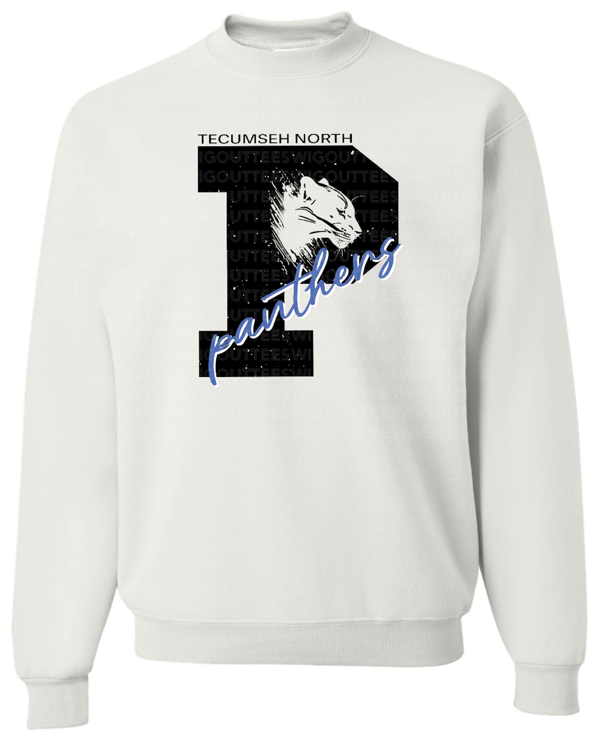 P is for Panther Crew Sweatshirt