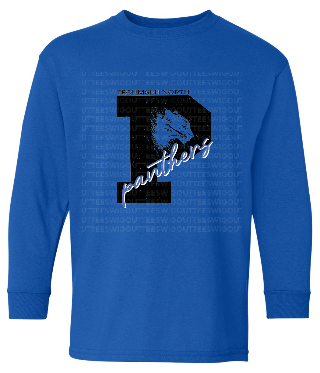 P is for Panther Long Sleeve T-Shirt