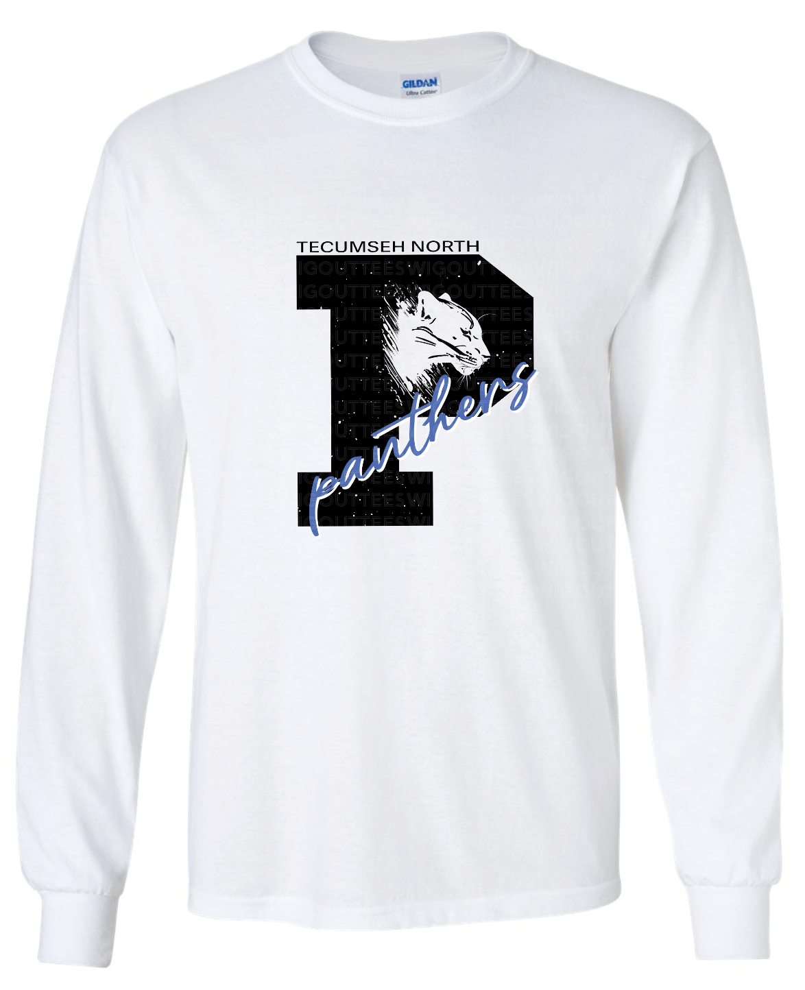 P is for Panther Long Sleeve T-Shirt