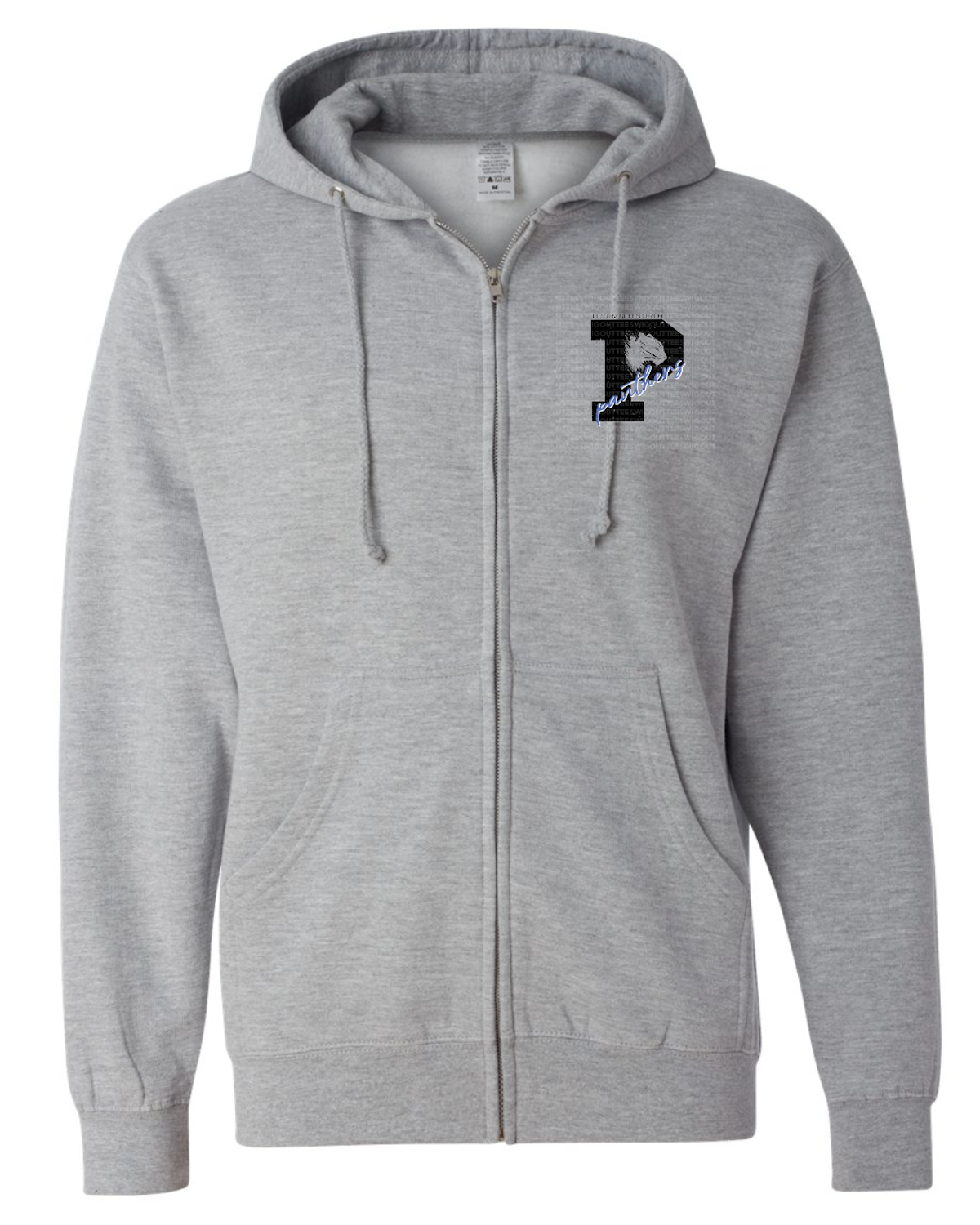 P is for Panthers Midweight Full-Zip Hoodie