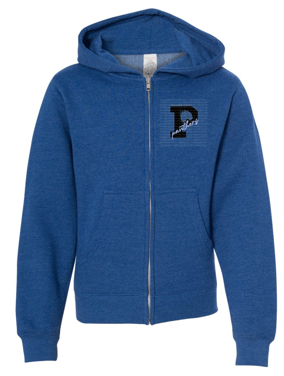 P is for Panthers Midweight Full-Zip Hoodie