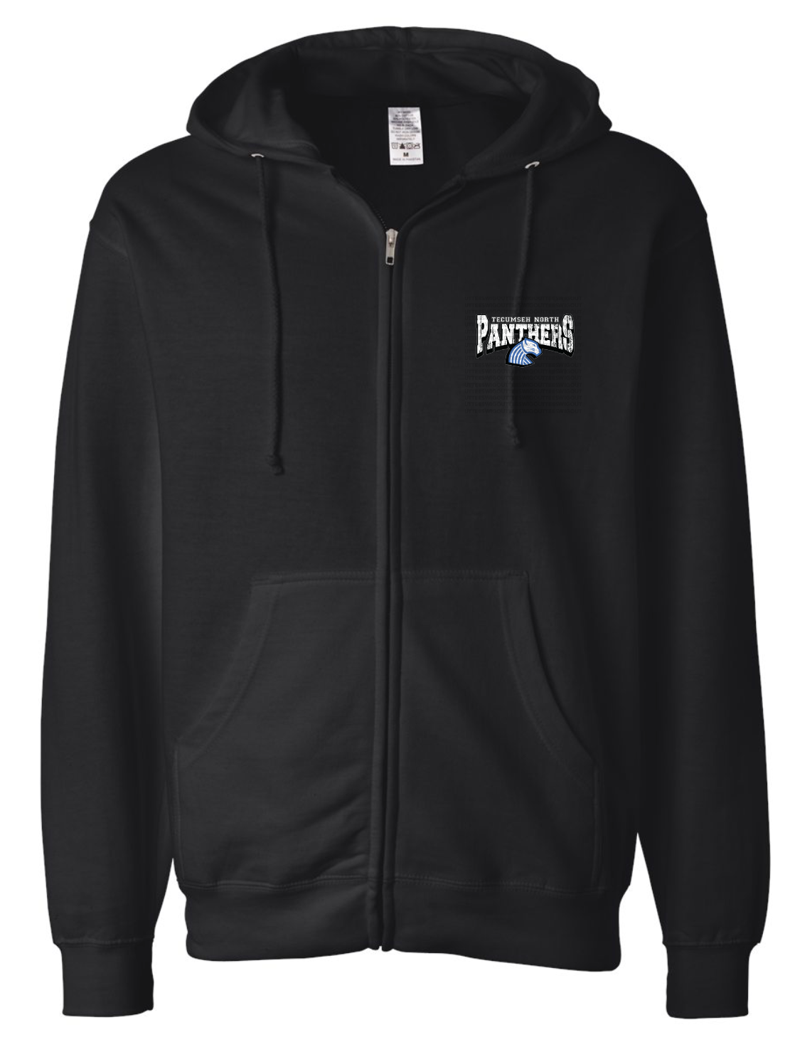 Tecumseh North Panthers Midweight Full-Zip Hoodie
