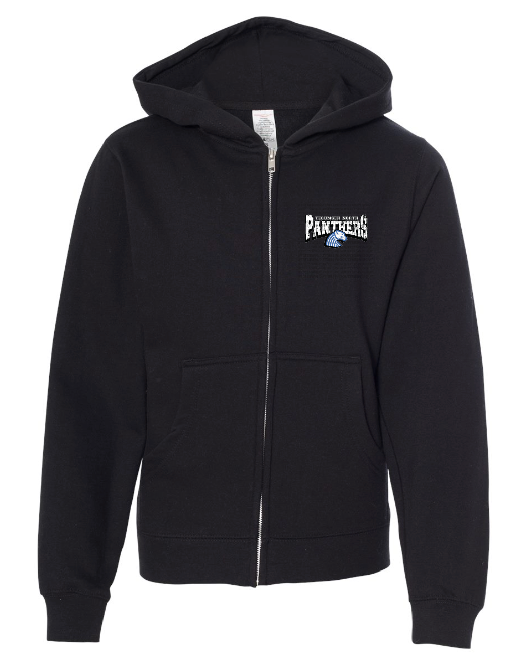 Tecumseh North Panthers Midweight Full-Zip Hoodie