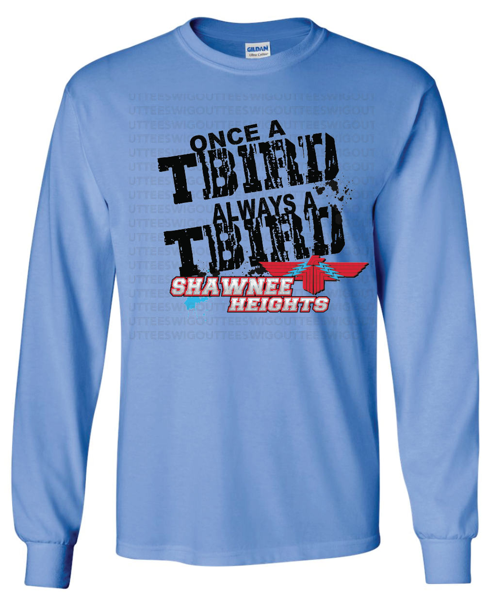 Always a Tbird Gildan Ultra Cotton Long Sleeve T-Shirt