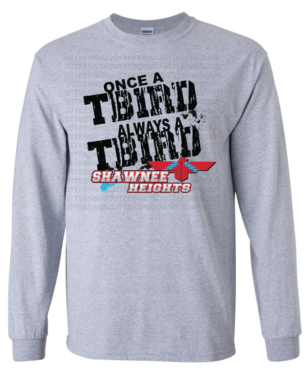 Always a Tbird Gildan Ultra Cotton Long Sleeve T-Shirt