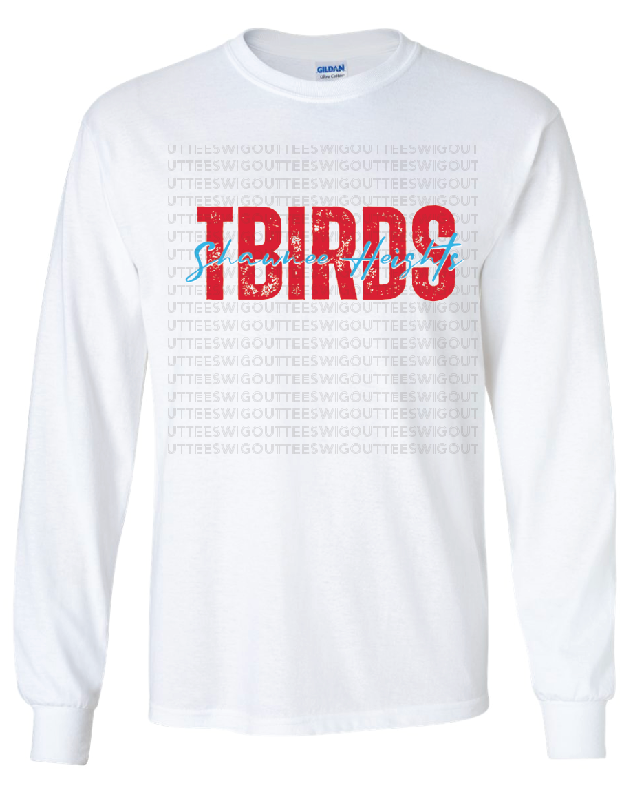 Shawnee Heights Script Gildan Ultra Cotton Long Sleeve T-Shirt