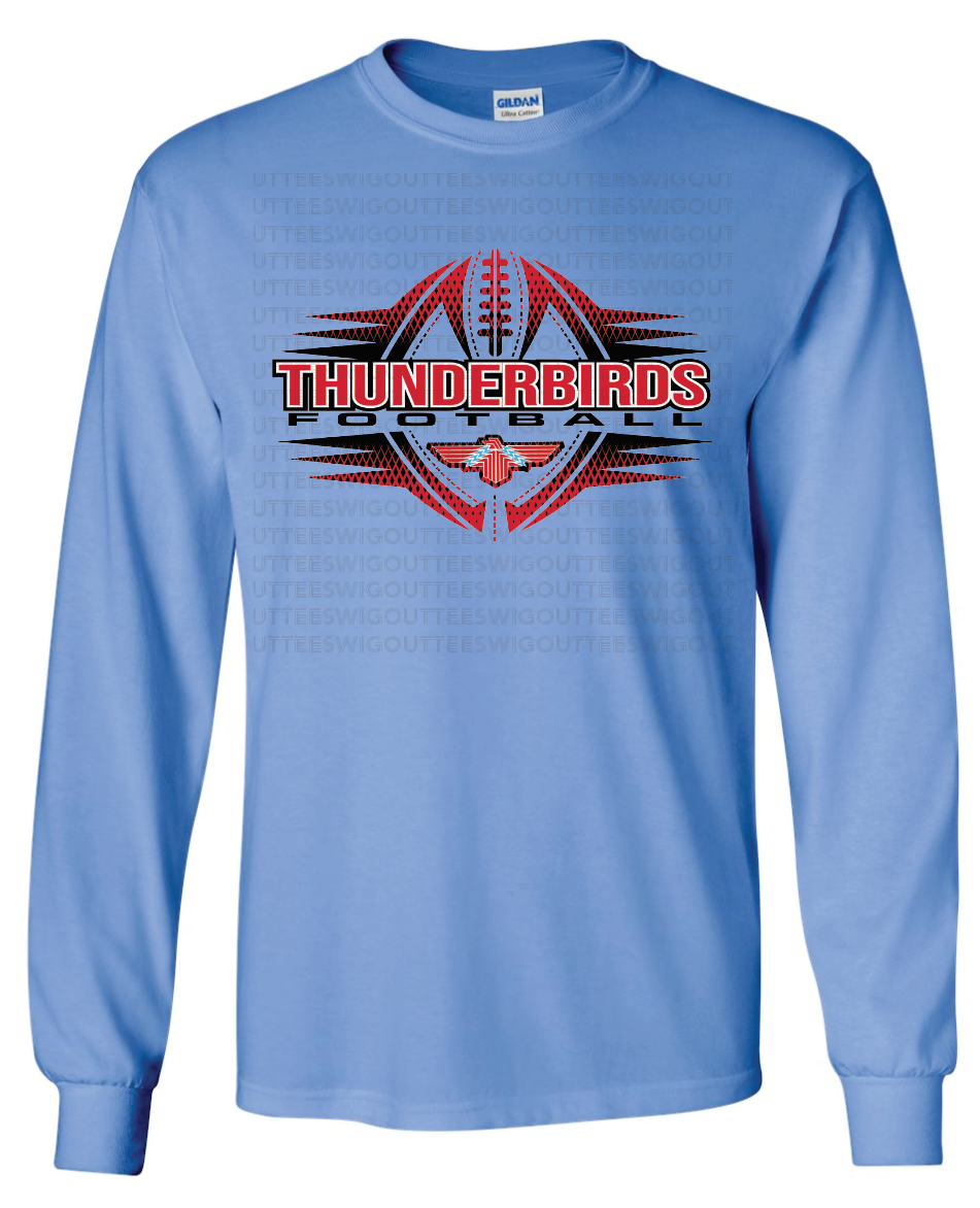 Tbird Football 2023 Gildan Ultra Cotton Long Sleeve T-Shirt